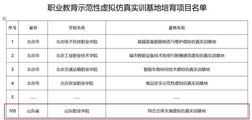 我校获批教育部 职业教育示范性虚拟仿真实训基地 培育项目